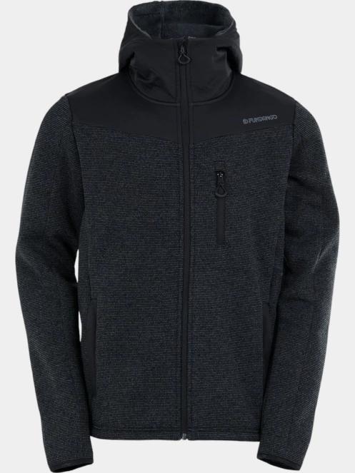 Fundango Ashford Insulated Fleece Jacket férfi polár pulóver szürke színben 2