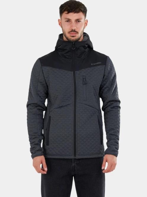 Fundango Ashford Insulated Fleece Jacket férfi polár pulóver szürke színben 2