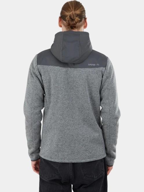 Fundango Ashford Insulated Fleece Jacket férfi polár pulóver szürke színben 3