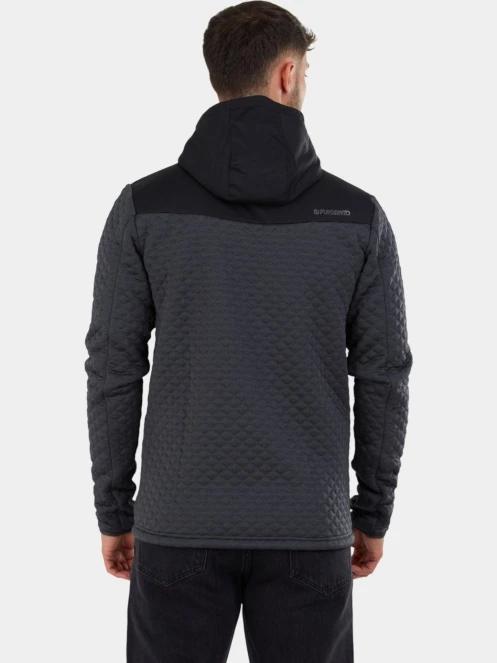 Fundango Ashford Insulated Fleece Jacket férfi polár pulóver szürke színben 3