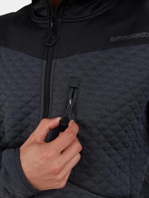 Fundango Ashford Insulated Fleece Jacket férfi polár pulóver szürke színben 6