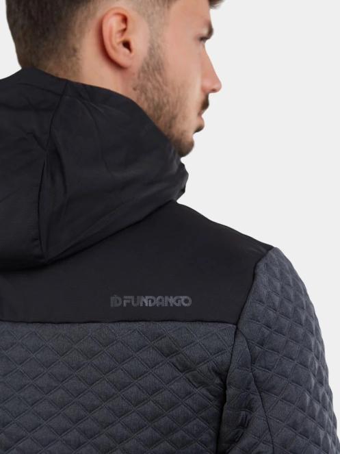 Fundango Ashford Insulated Fleece Jacket férfi polár pulóver szürke színben 8