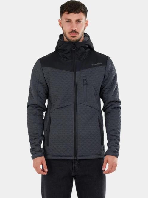 Fundango Ashford Insulated Fleece Jacket férfi polár pulóver szürke színben 2