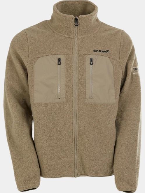 Fundango Haven Hybrid Jacket férfi pulóver homok színben 8