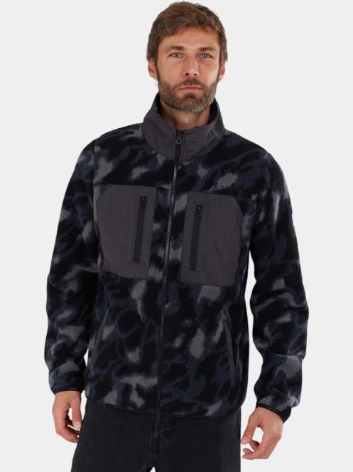 Fundango Haven Hybrid Jacket férfi hibrid felső fekete színben 2