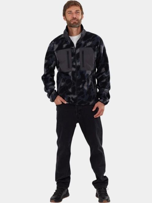 Fundango Haven Hybrid Jacket férfi hibrid felső fekete színben 4