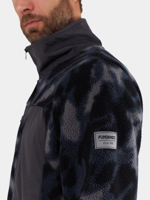 Fundango Haven Hybrid Jacket férfi hibrid felső fekete színben 7