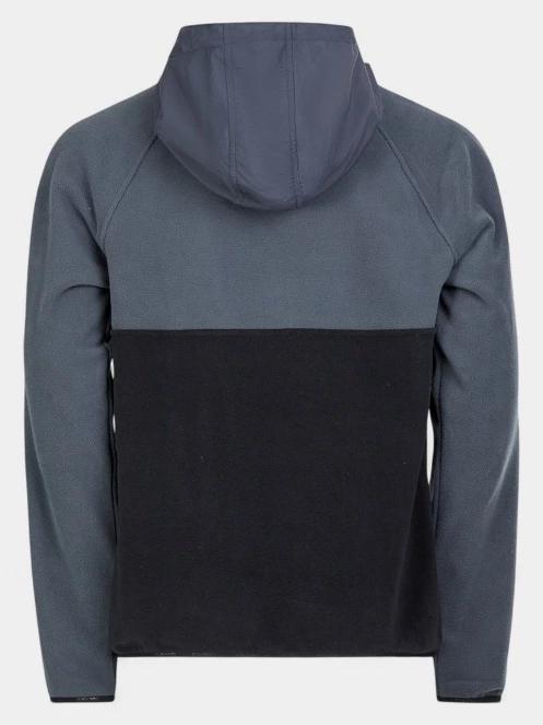 Fundango Carlos Fleece Pullover férfi kapucnis pulóver szürke színben 8