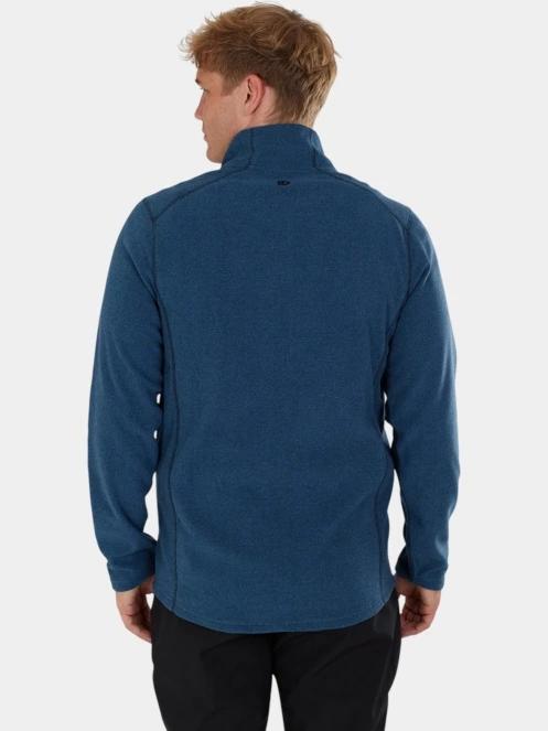 Fundango Jeffrey Fullzip Fleece férfi polár pulóver sötétkék színben 3