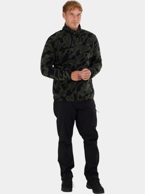 Fundango Nestor II Fleece Jacket férfi polár pulóver fekete színben 4