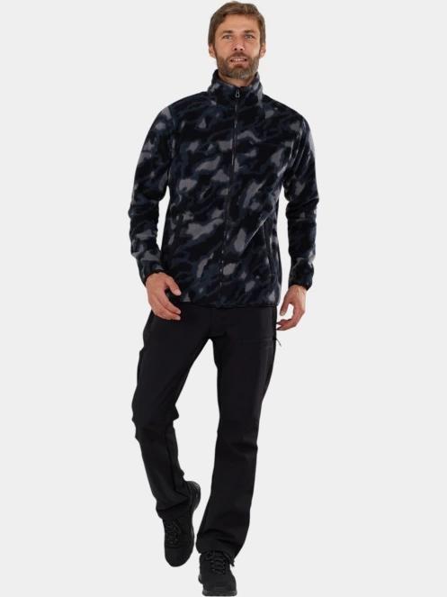 Fundango Nestor II Fleece Jacket férfi polár pulóver szürke színben 4