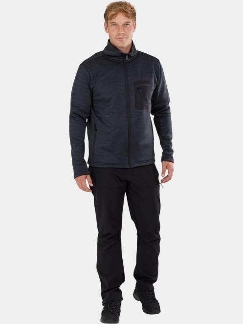 Fundango Revolution Fullzip Fleece férfi polár pulóver fekete színben 5