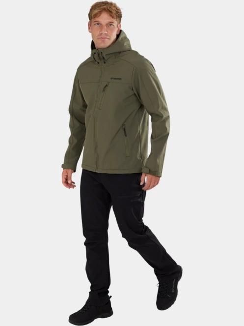 Fundango Fairbanks Softhsell Jacket férfi softshell kabát oliva színben 5