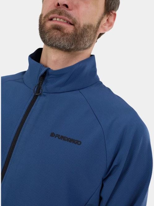 Fundango Ocean Hybrid Fleece férfi hibrid felső sötétkék színben 6