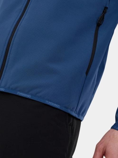 Fundango Ocean Hybrid Fleece férfi hibrid felső sötétkék színben 7
