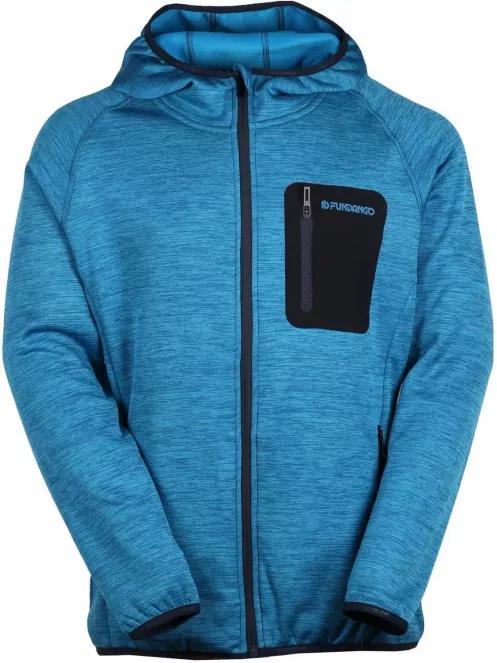 Fundango HERMON Hooded Fleece férfi polár pulóver kék színben 4