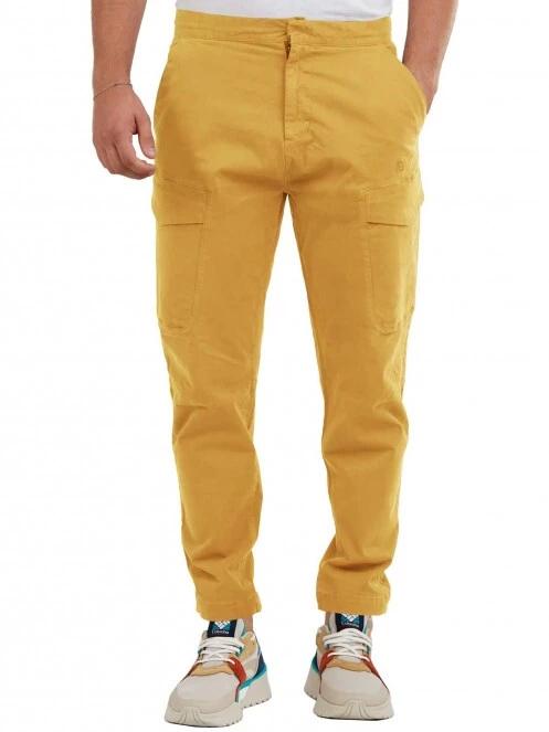 Fundango Arbor Cargo Pants férfi cargo nadrág sárga színben 2