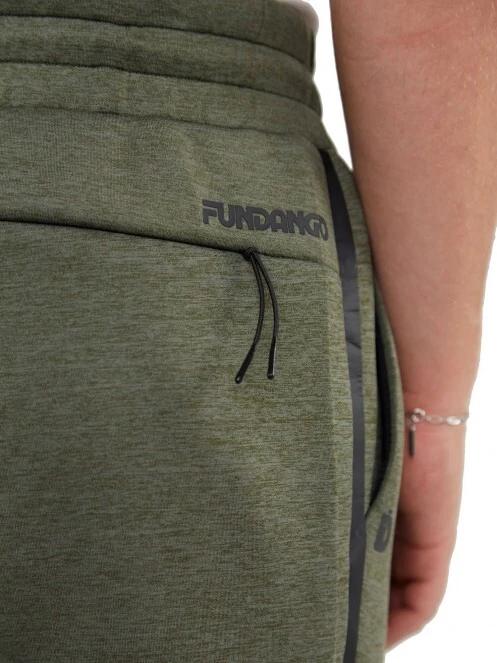 Fundango Blake Sweatpants férfi tréning nadrág oliva színben 4