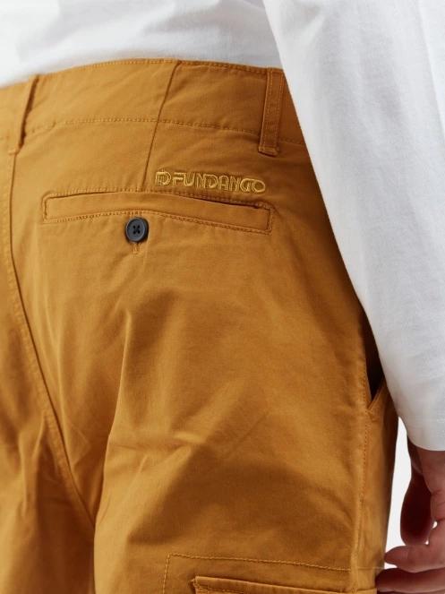 Fundango Chuck Cargo Pants férfi cargo nadrág sárga színben 6