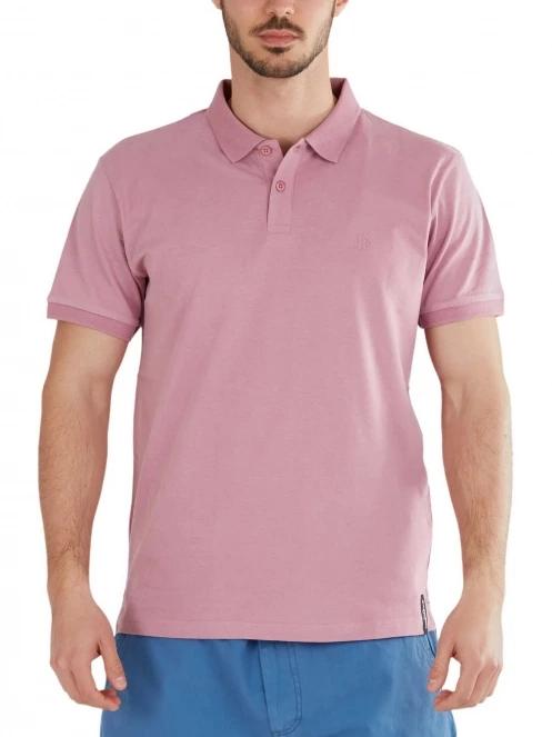 Fundango Incognito Mono Poloshirt férfi galléros póló lila színben 2