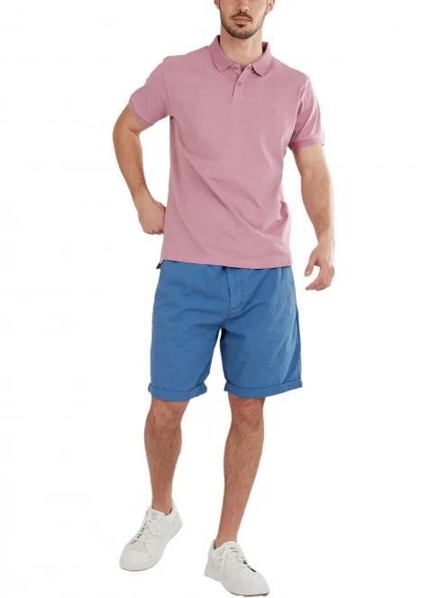 Fundango Incognito Mono Poloshirt férfi galléros póló lila színben 4