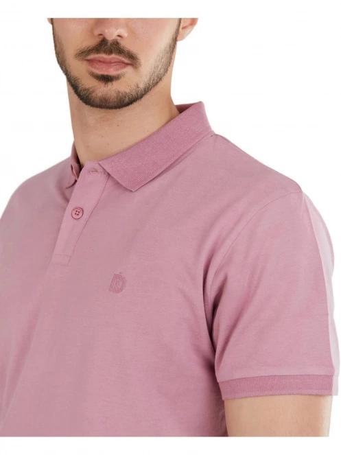Fundango Incognito Mono Poloshirt férfi galléros póló lila színben 5