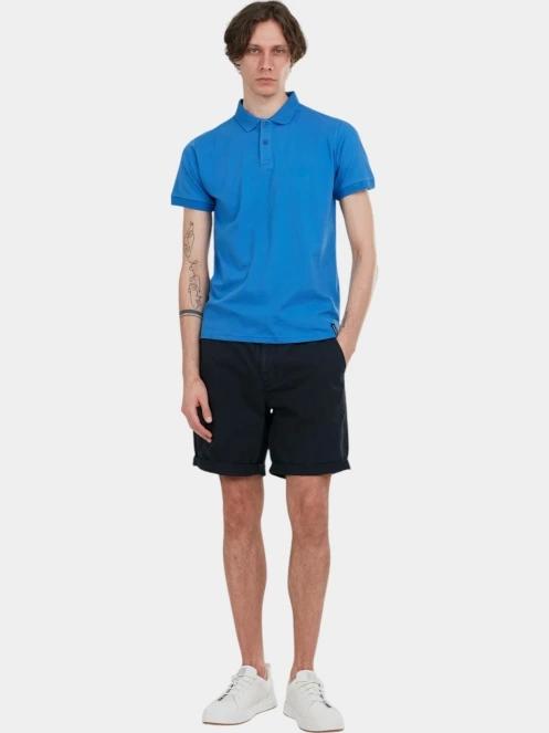 Fundango Incognito Mono Poloshirt férfi galléros póló világoskék színben 4