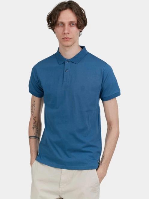 Fundango Incognito Mono Poloshirt férfi galléros póló kék színben 2