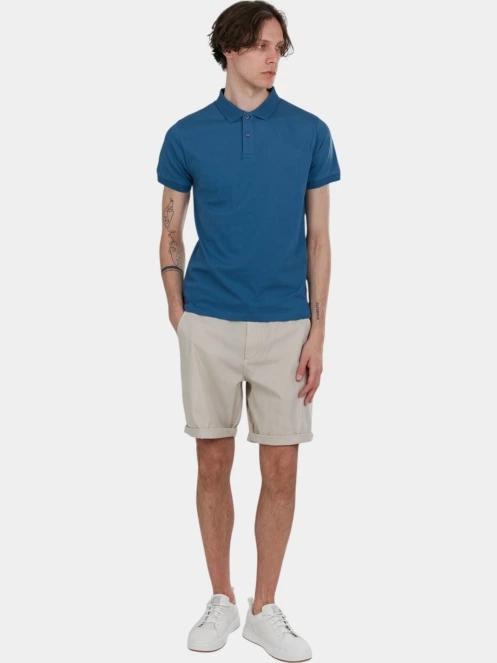 Fundango Incognito Mono Poloshirt férfi galléros póló kék színben 4