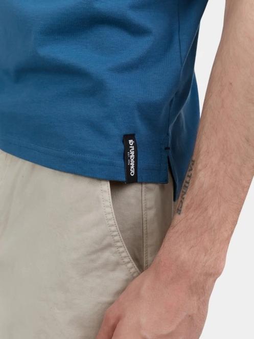 Fundango Incognito Mono Poloshirt férfi galléros póló kék színben 6