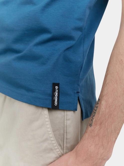 Fundango Incognito Mono Poloshirt férfi galléros póló kék színben 8