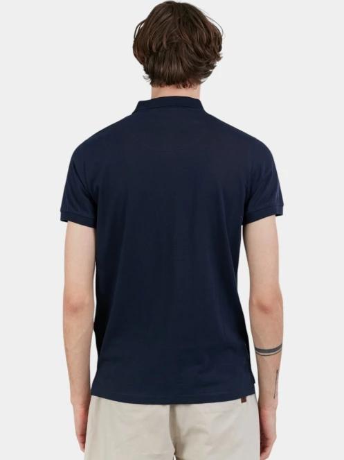 Fundango Incognito Mono Poloshirt férfi galléros póló sötétkék színben 3
