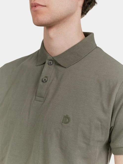 Fundango Incognito Mono Poloshirt férfi galléros póló oliva színben 6