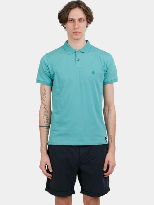 Fundango Incognito Mono Poloshirt férfi galléros póló zöld színben 2
