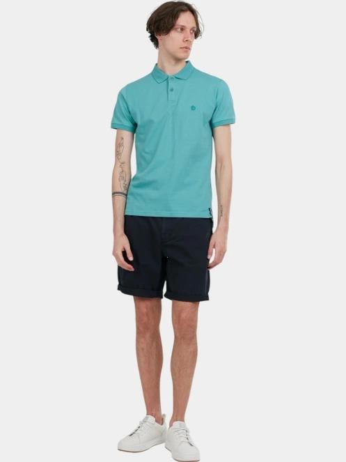 Fundango Incognito Mono Poloshirt férfi galléros póló zöld színben 4