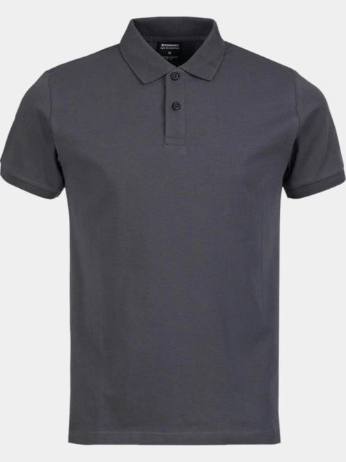 Fundango Incognito Mono Poloshirt férfi galléros póló szürke színben 8