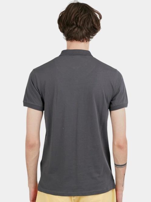 Fundango Incognito Mono Poloshirt férfi galléros póló szürke színben 3