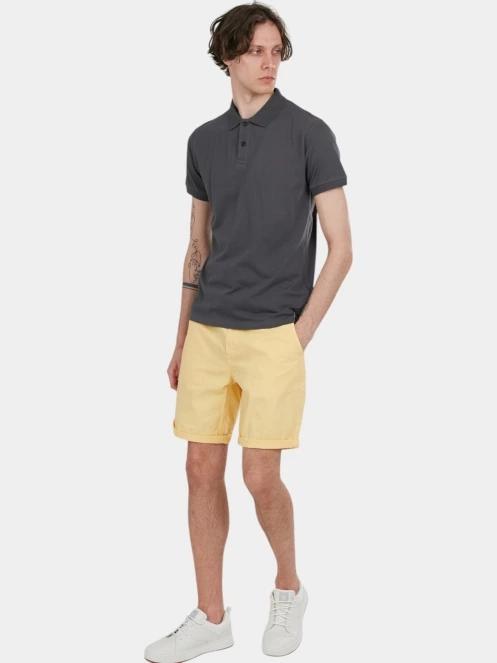 Fundango Incognito Mono Poloshirt férfi galléros póló szürke színben 4