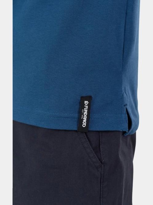 Fundango Incognito Mono Poloshirt férfi galléros póló kék színben 6