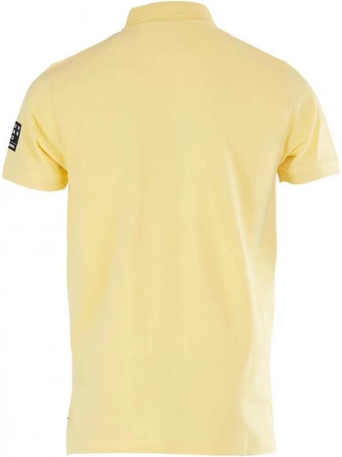 Fundango Molton Poloshirt férfi galléros póló sárga színben 8