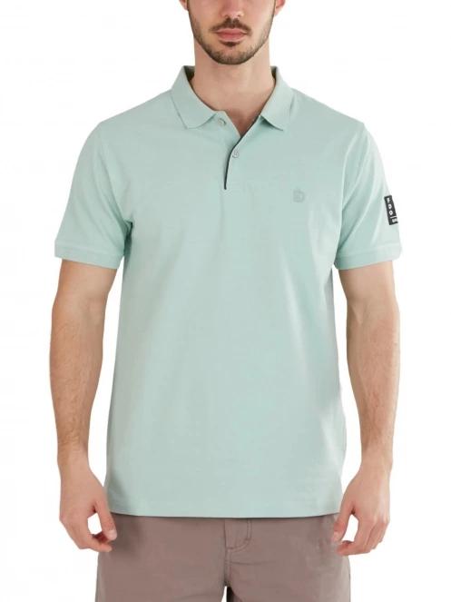 Fundango Molton Poloshirt férfi galléros póló világoskék színben 2