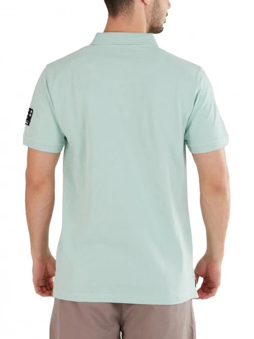 Fundango Molton Poloshirt férfi galléros póló világoskék színben 3