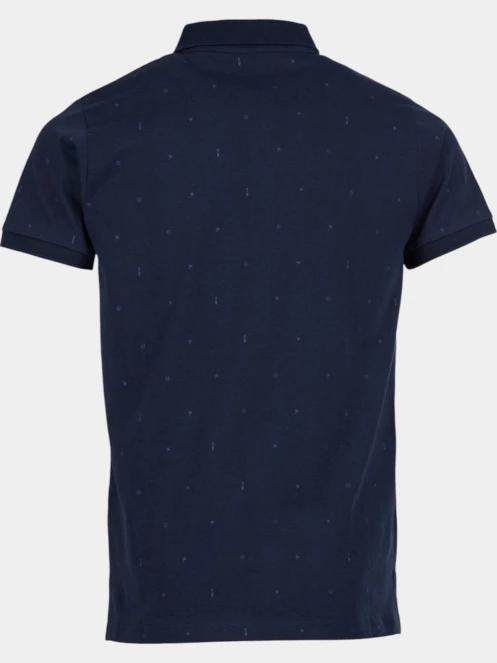 Fundango Icon Poloshirt férfi galléros póló sötétkék színben 8