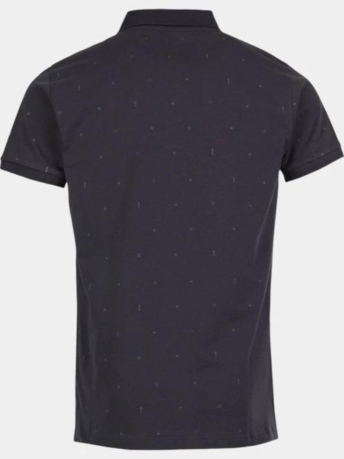 Fundango Icon Poloshirt férfi galléros póló fekete színben 3