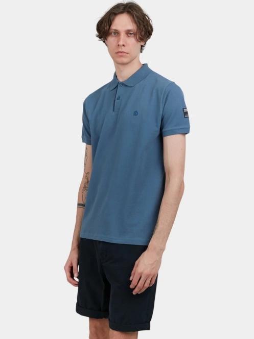 Fundango Insignia Poloshirt férfi galléros póló kék színben 2