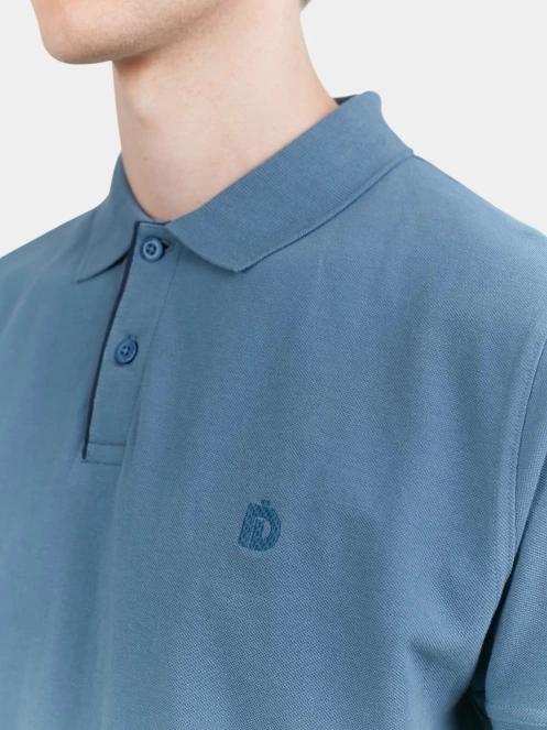 Fundango Insignia Poloshirt férfi galléros póló kék színben 5