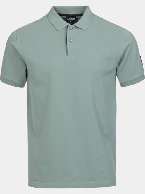 Fundango Insignia Poloshirt férfi galléros póló zöld színben 7
