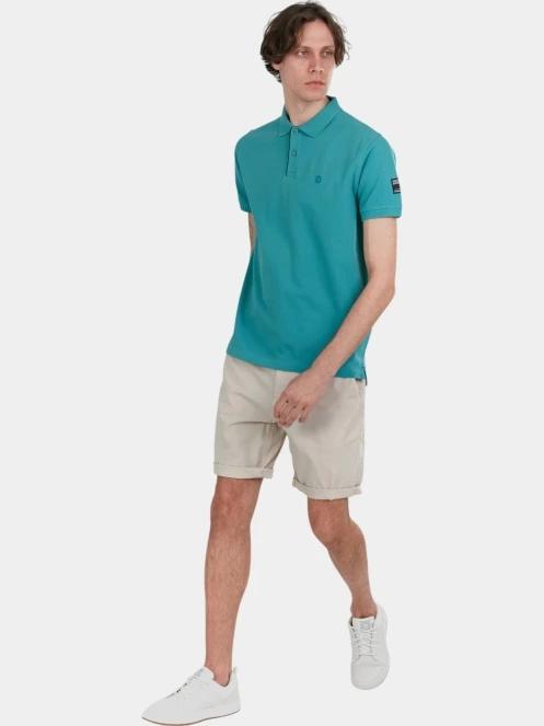 Fundango Insignia Poloshirt férfi galléros póló zöld színben 4
