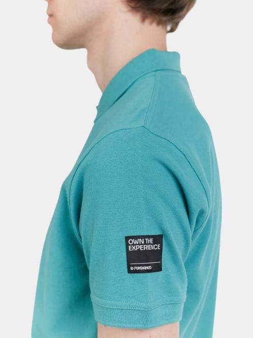 Fundango Insignia Poloshirt férfi galléros póló zöld színben 6