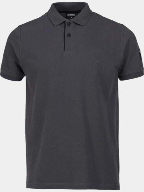 Fundango Insignia Poloshirt férfi galléros póló szürke színben 7
